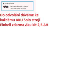 Dárek zdarma k AKU SOLO EINHELL