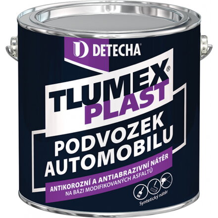 Tlumex plast černý