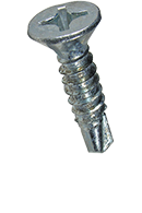 Šroub samovrtný TEX 6,3 mm, ZH hlava, zinek bílý. 