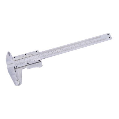 Měřidlo posuvné 150 mm, nerez s tlačítkem