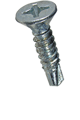 Šroub samovrtný TEX 6,3 mm, ZH hlava, zinek bílý. 